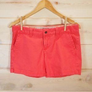 Burton Women's Size 26 Chino Shorts Coral Orange w/ Pockets